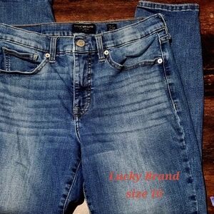 Lucky Brand Women's Medium Blue Skinny Jeans